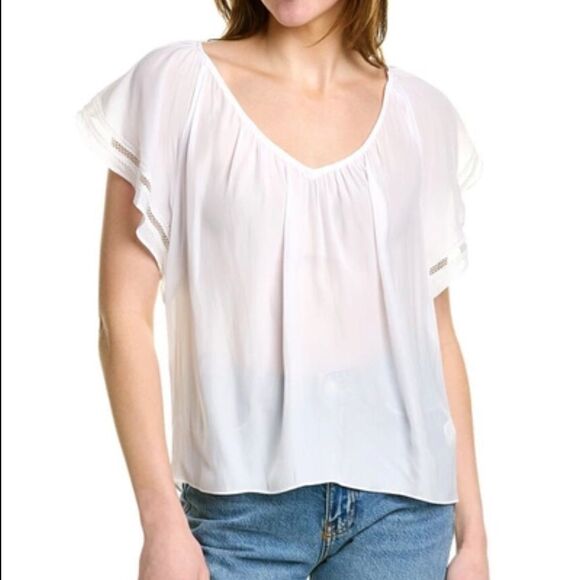 Ramy Brook Winston Silky Top - Picture 1 of 9